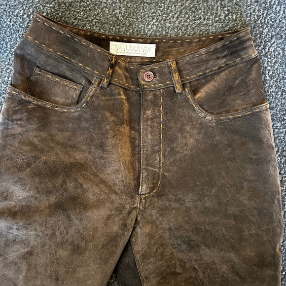 Leather Suade pants 🤠